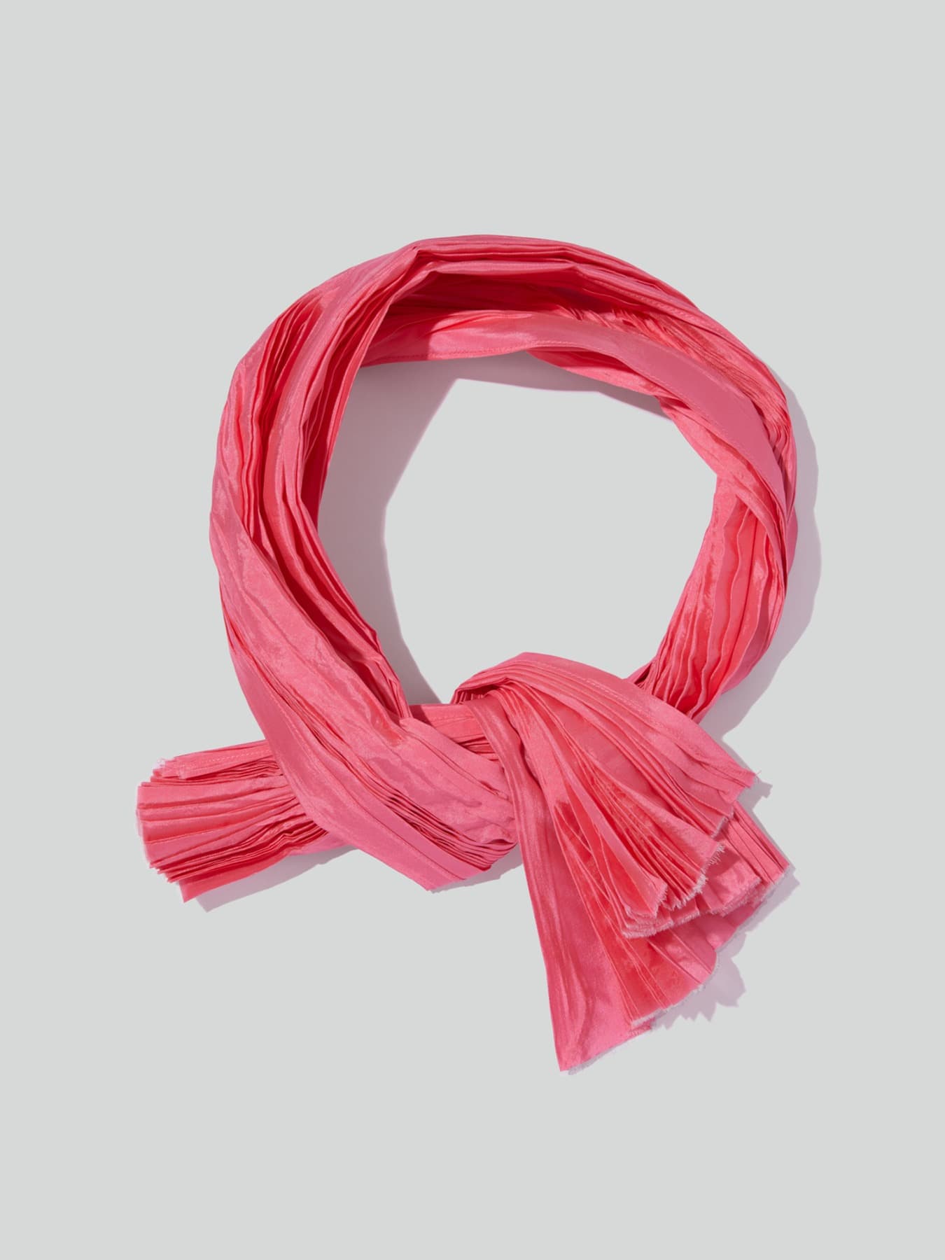 PLEATS PETIT SCARF (PINK)