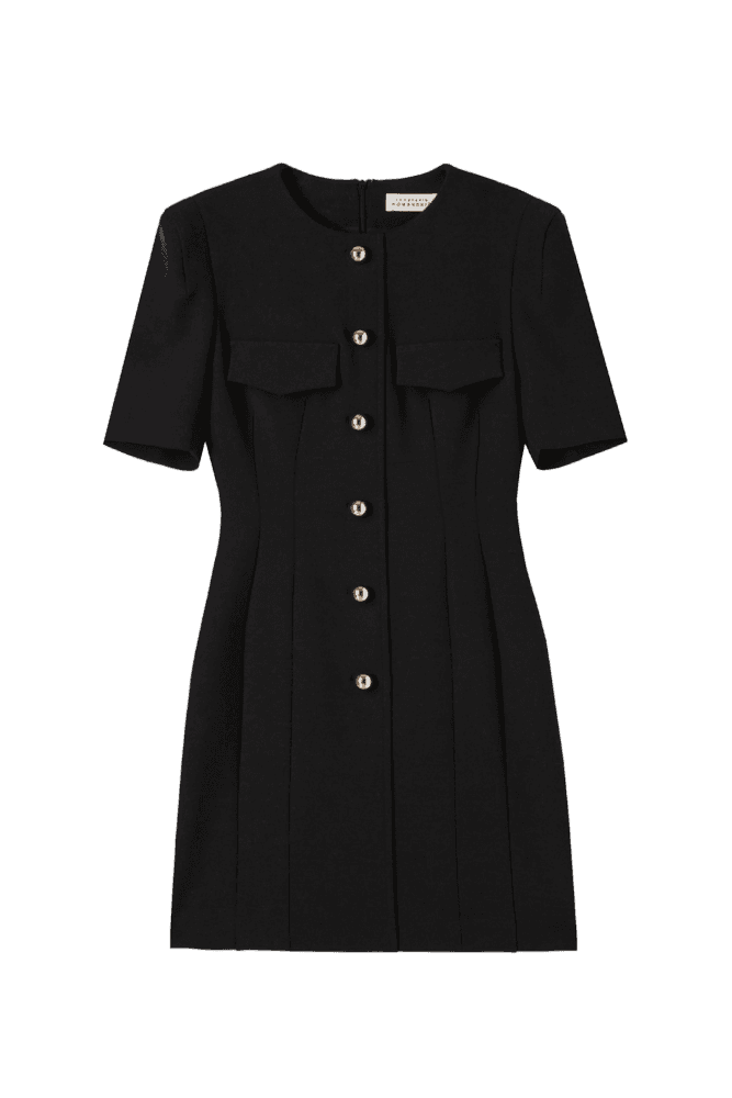 French line dress (Black) 오윤아 착용