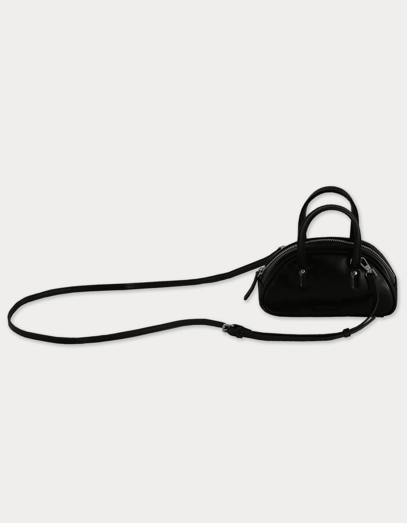 8th / mini baguette bag - black