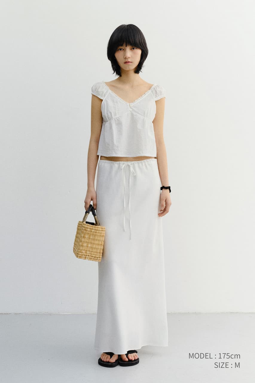 2-WAY SHOULDER BLOUSE WHITE_UDBL6B225WT