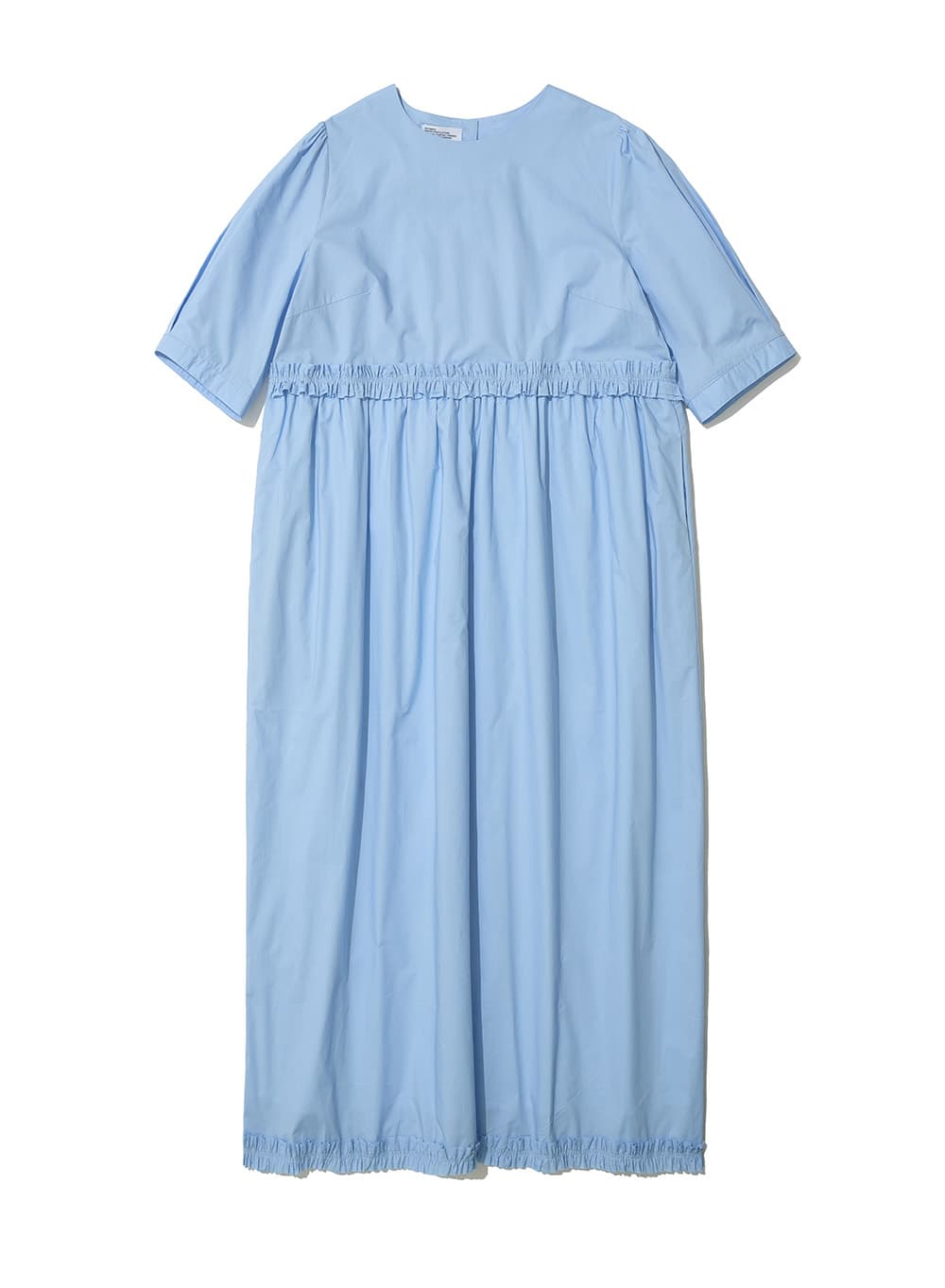 PUFF SLEEVE MAXI DRESS_SKY