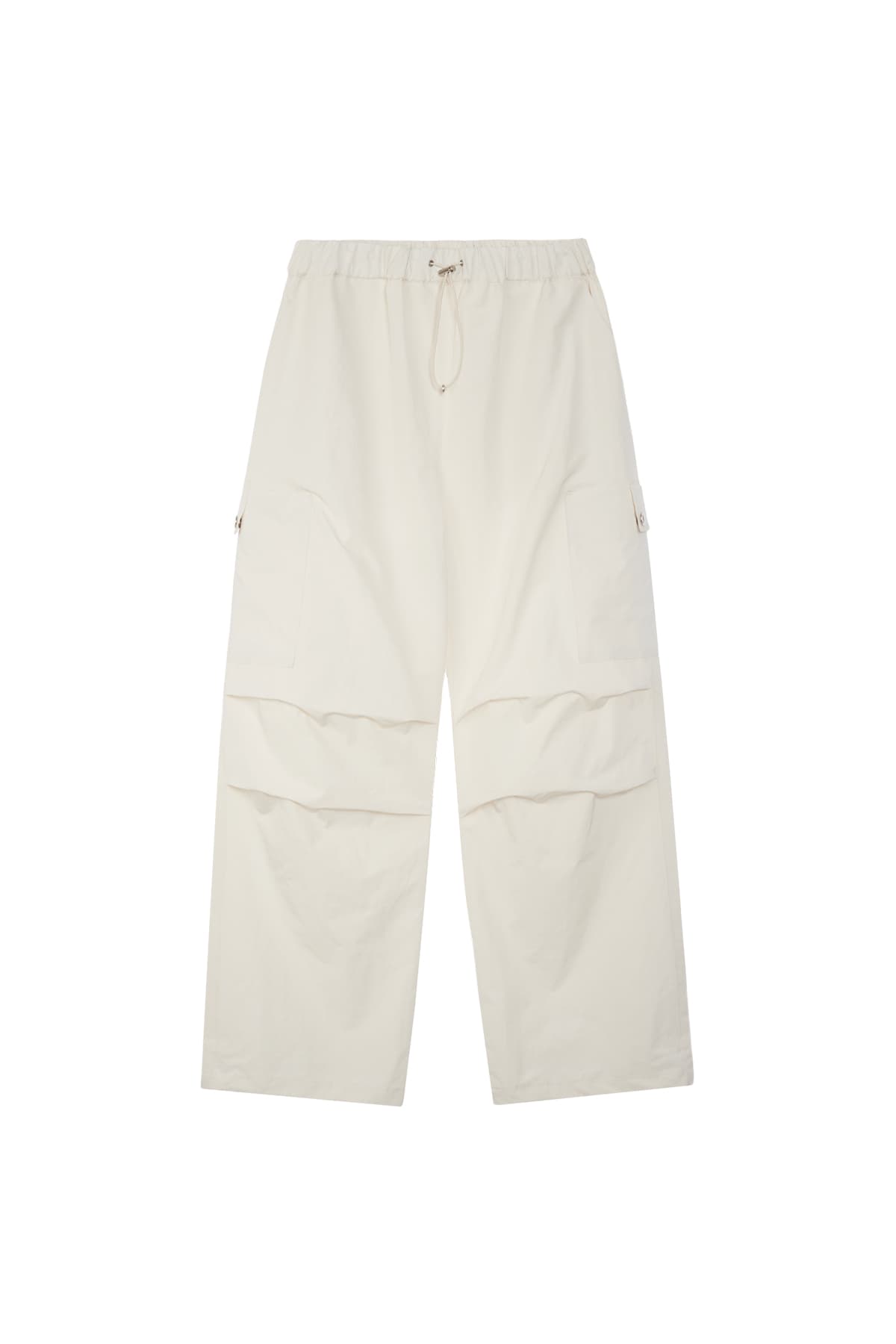 WIDE CARGO PANTS - IVORY