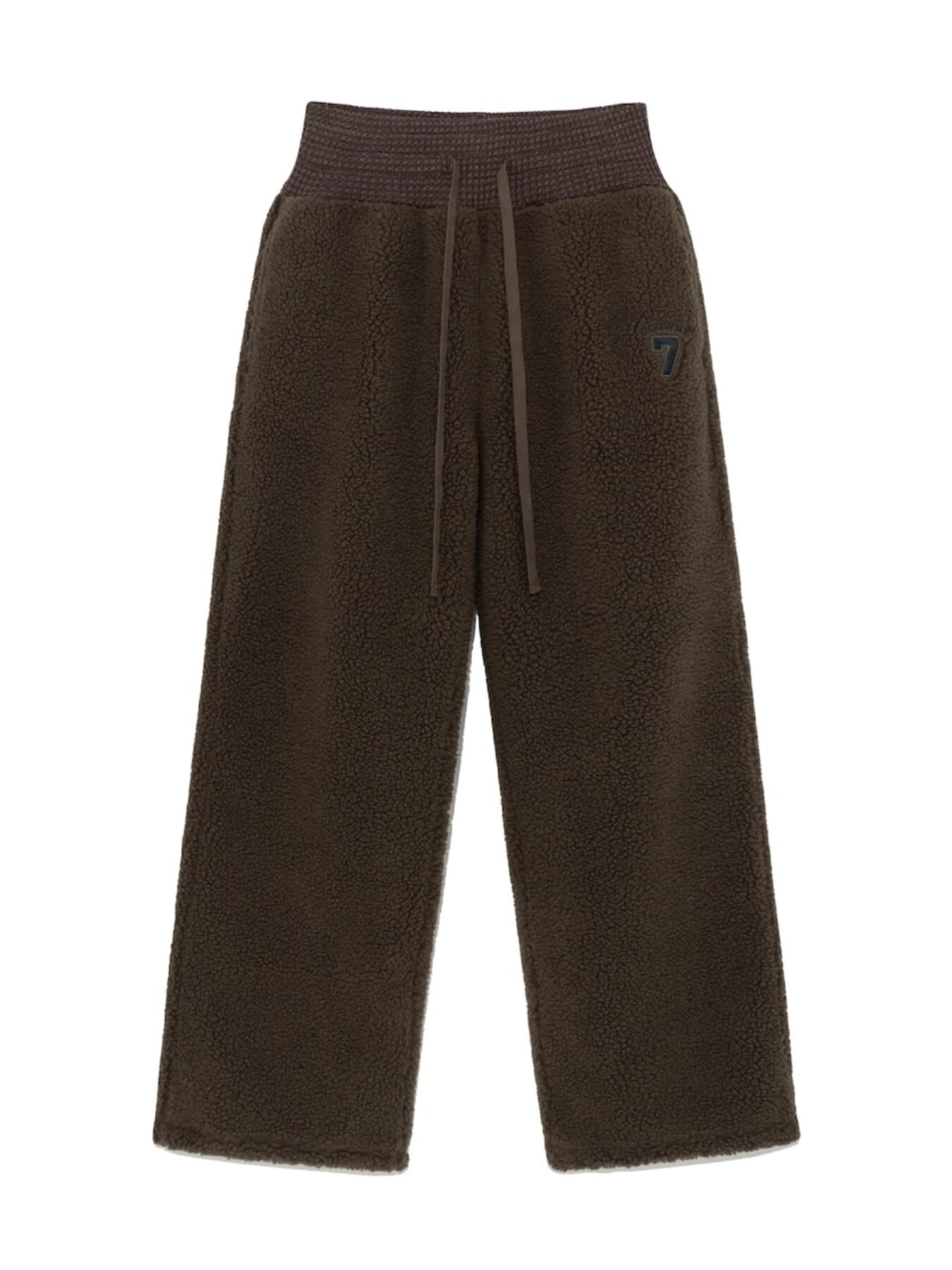 BOUCLE PANTS (BROWN)