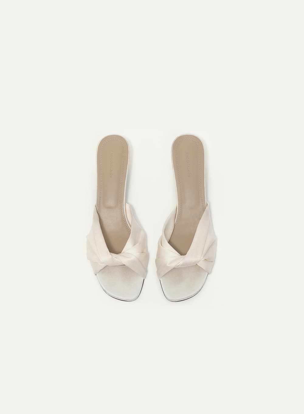 Luva Satin Sandal Crema