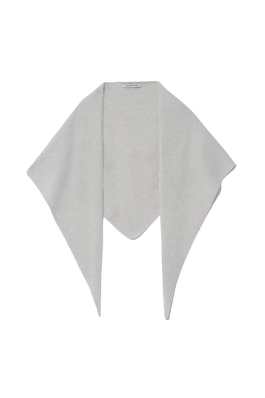 CASHMERE BLEND MUFFLER [GREY]