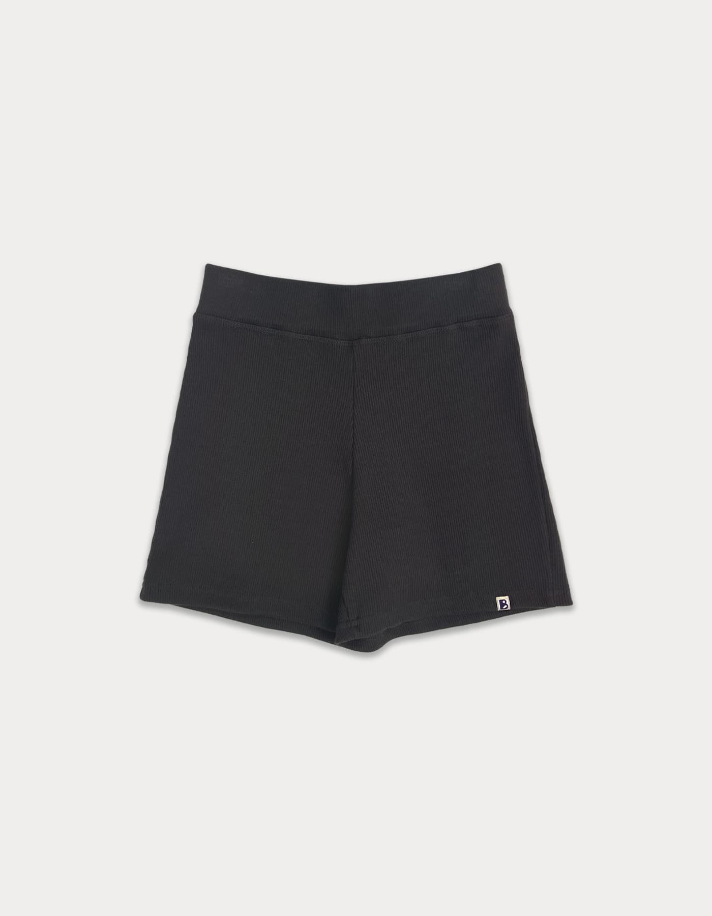 Essential rip biker shorts - charcoal