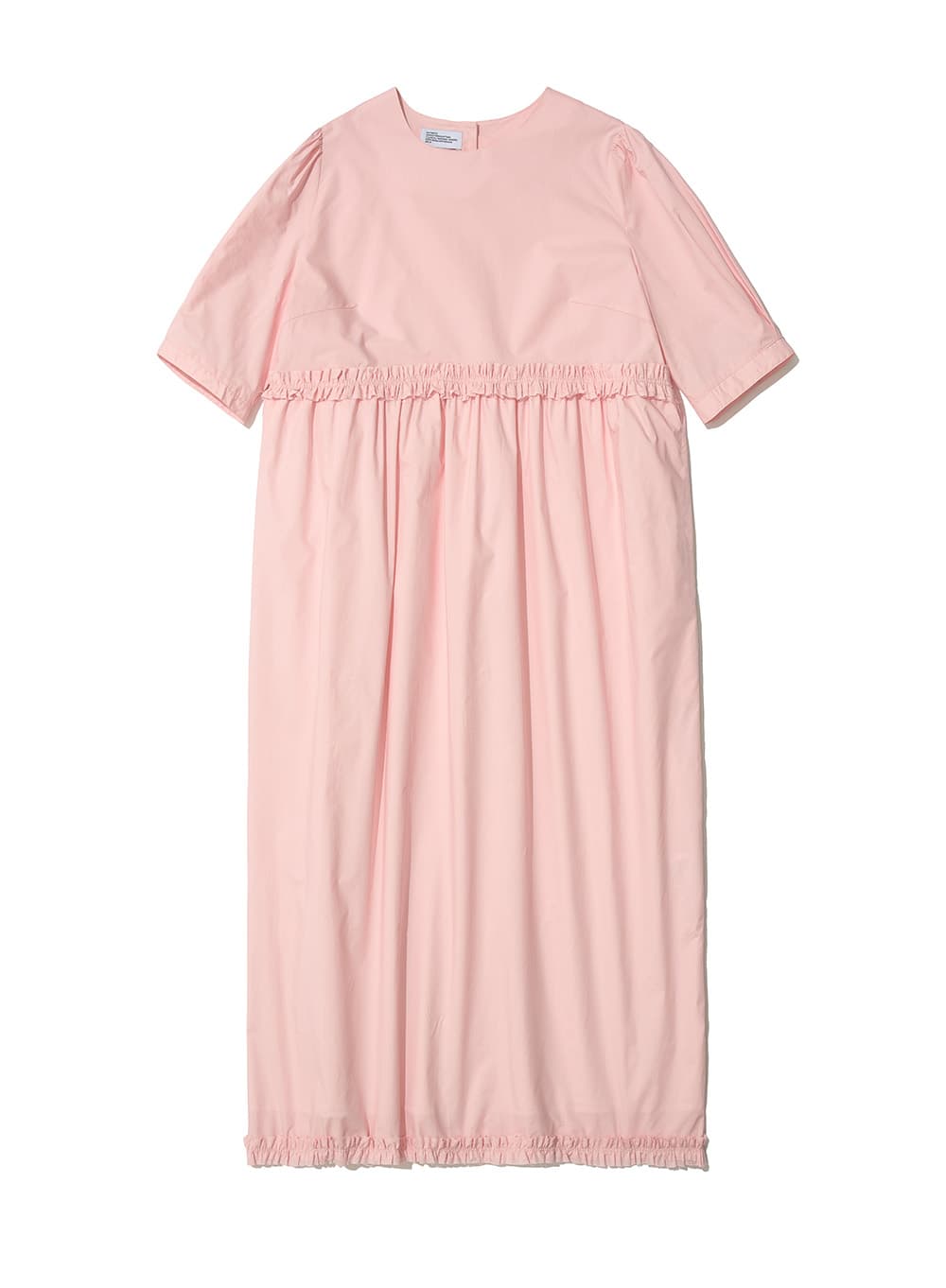 PUFF SLEEVE MAXI DRESS_PINK