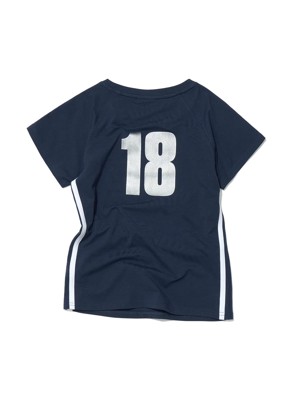 NUMBERING PRINTED TEE_NAVY