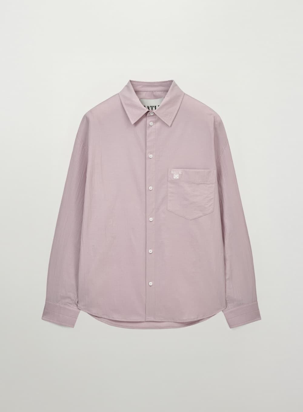 Seersucker Pocket Shirt - Pink