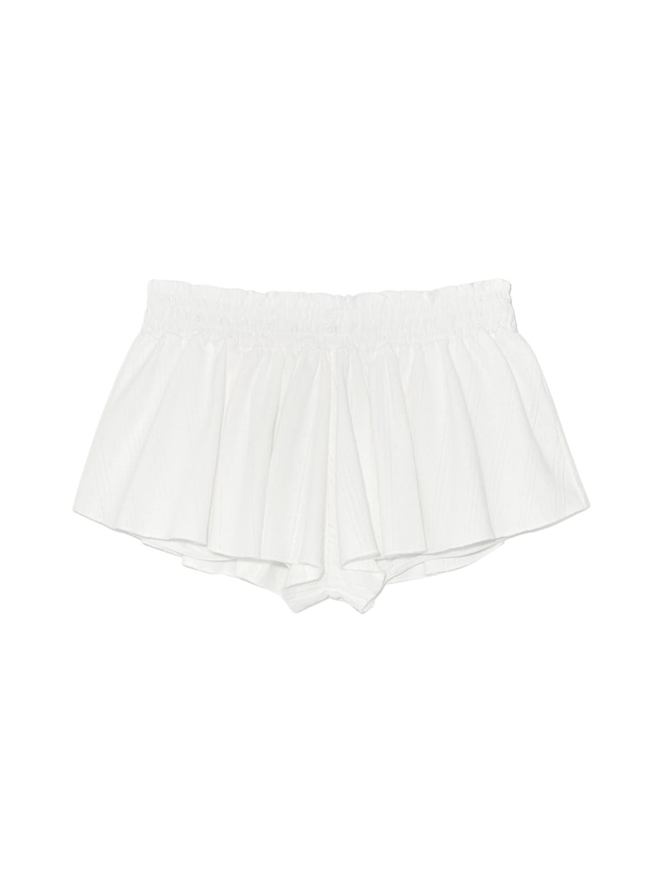 HONEY EYELET SHORTS (WHITE)