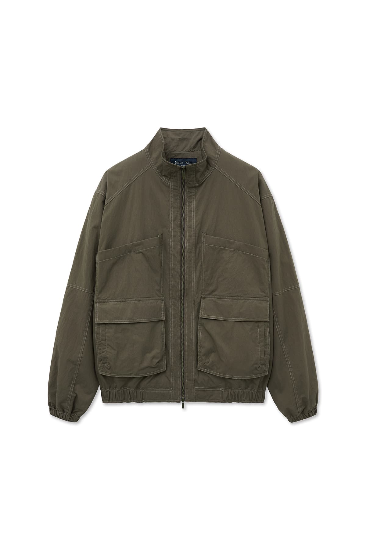 UTILITY BOMBER JUMPER FOR MEN IN KHAKI BROWN