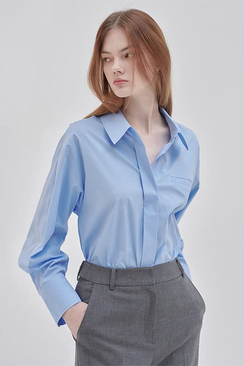 24SN basic shirts [BL/ST]