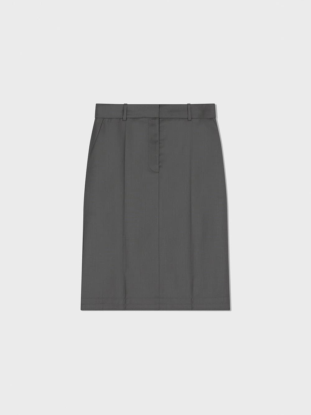 Classic H-Line Skirt_Grey