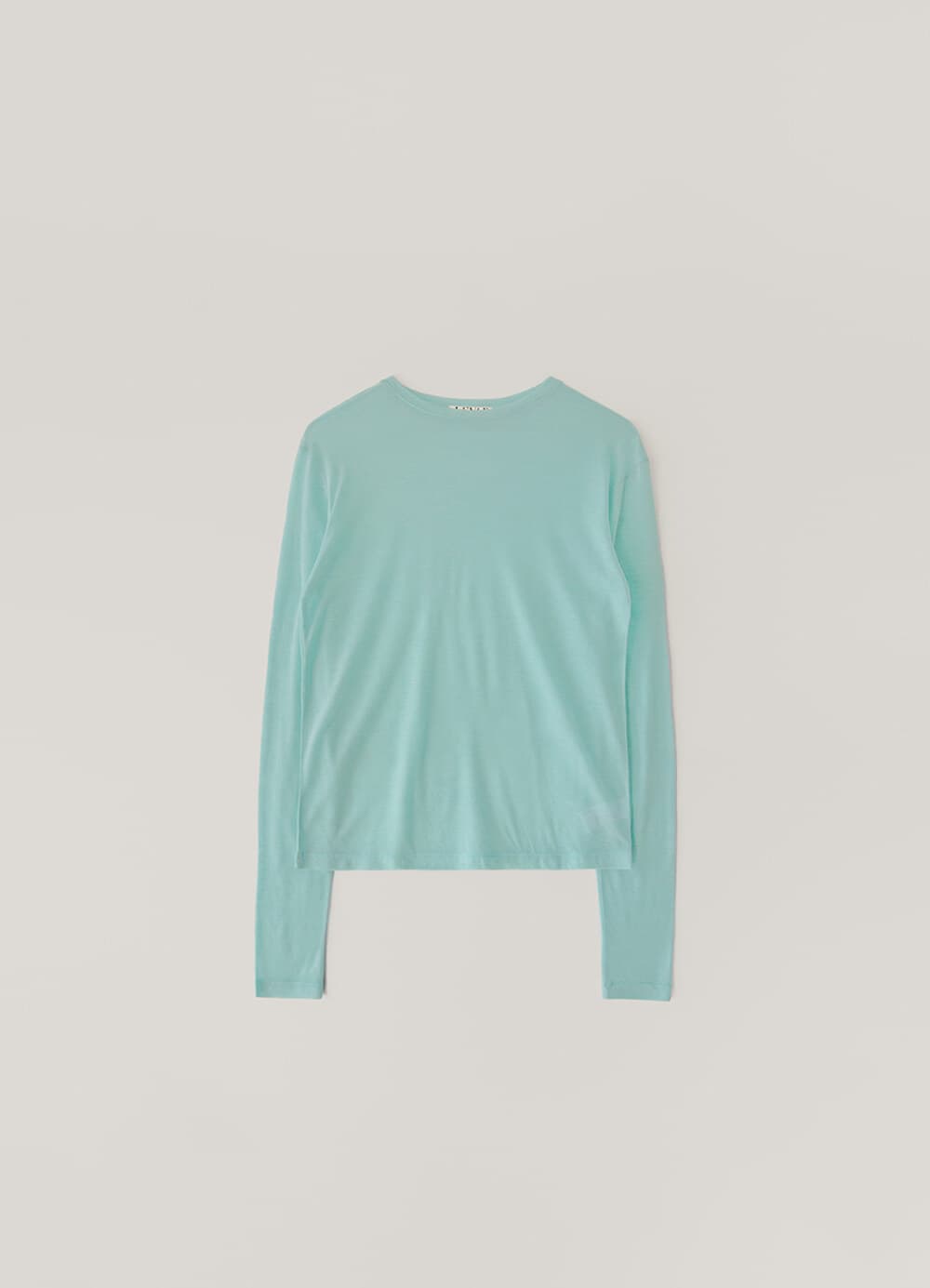 Layered Long Sleeve T-Shirt - Light Mint