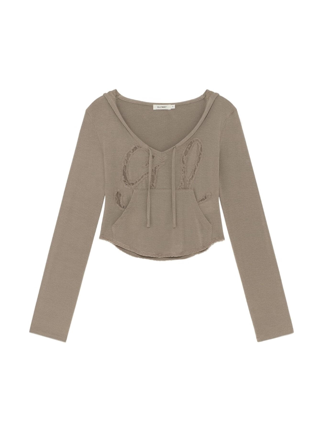 MUFFIN HOODIE TOP (BEIGE)