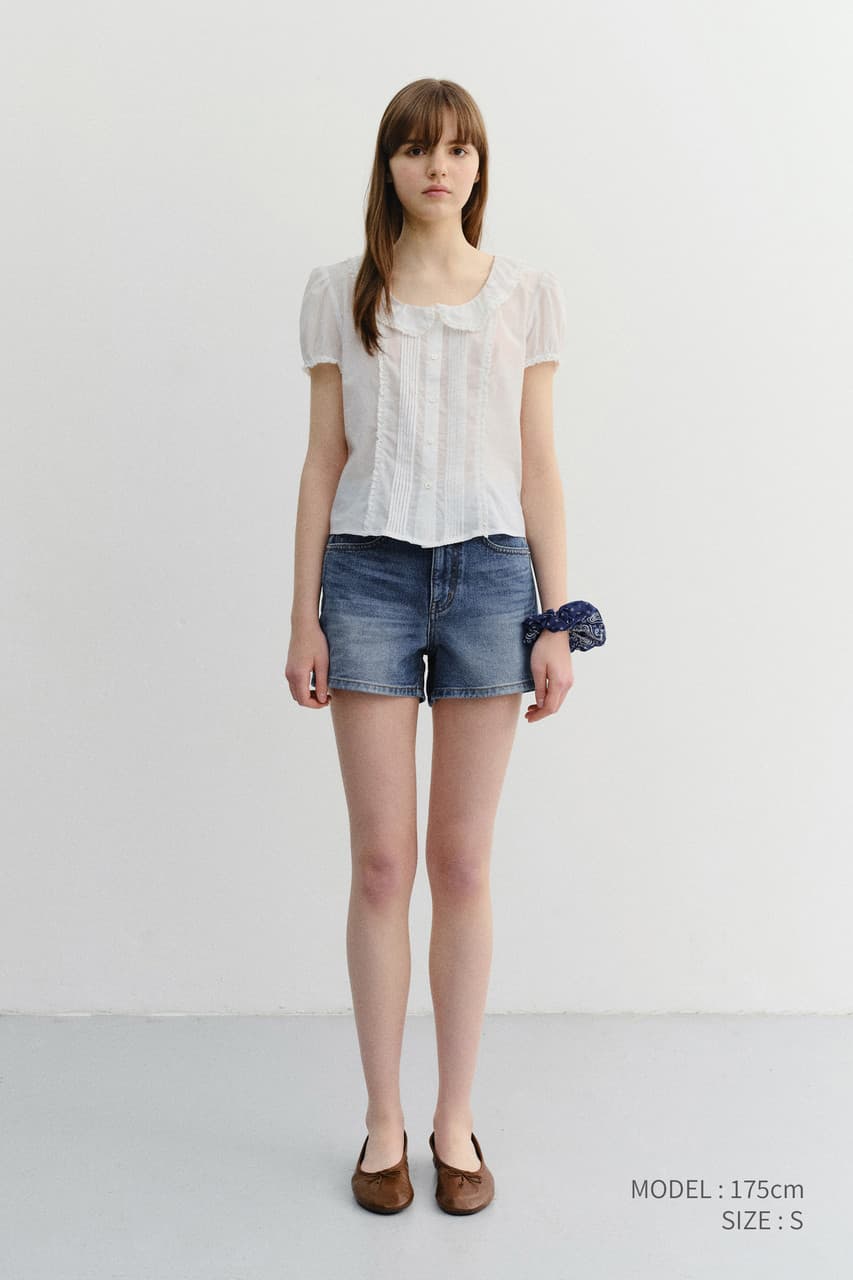 MINI DENIM SHORTS CLASSIC BLUE_UDPA6B242B2