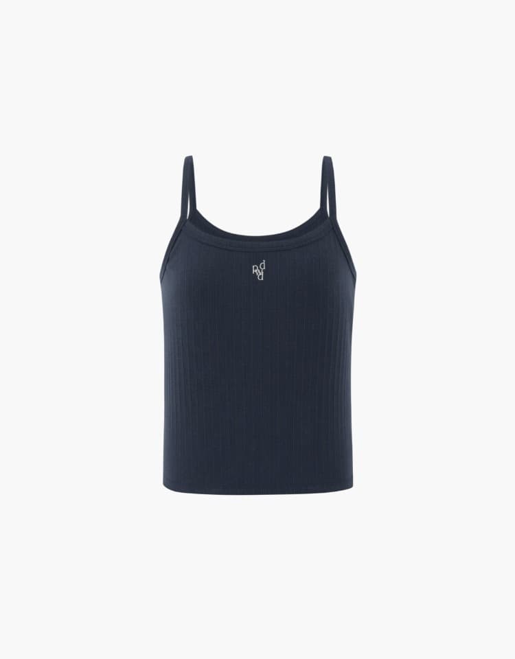 sleeveless t-shirt - navy