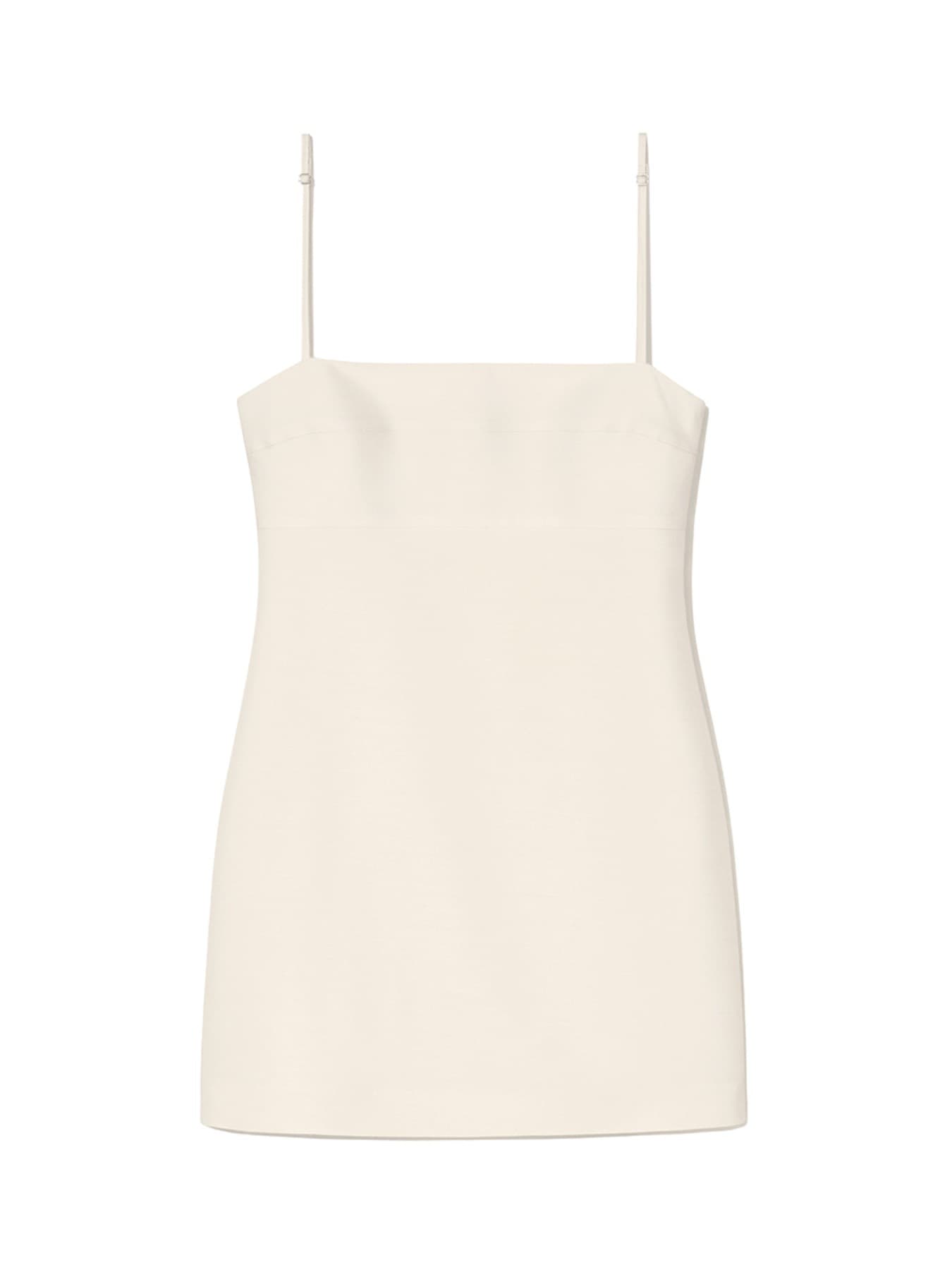 G SLIP MINI DRESS (IVORY)