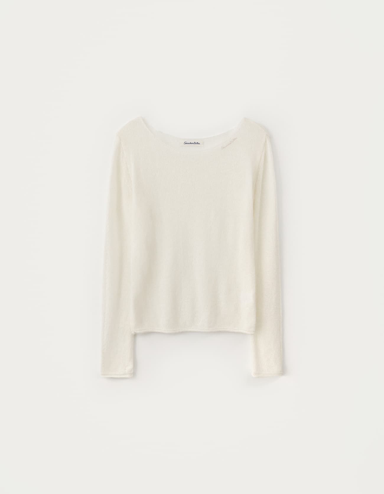 Jenti Punching Mohair Knit - Ivory