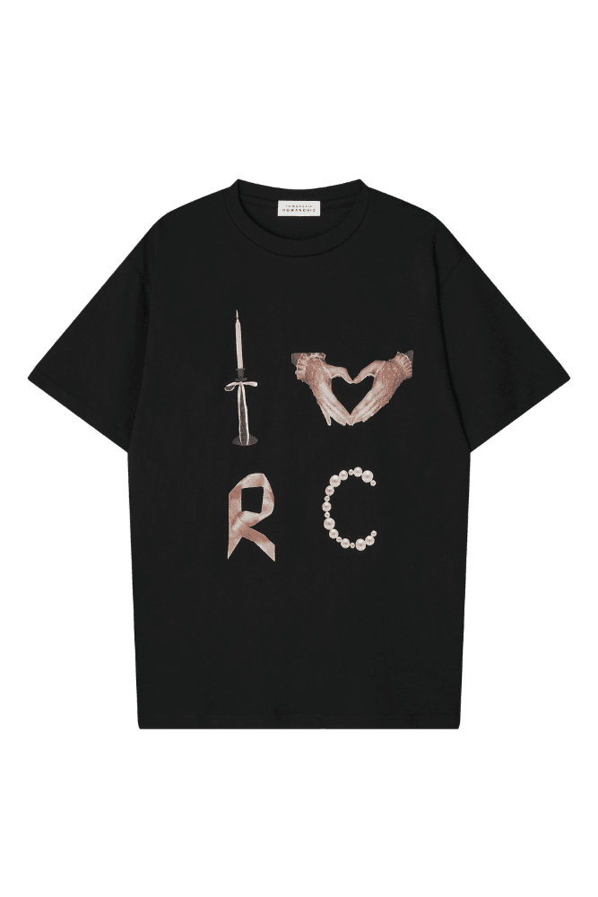 Romantic Pictogram Tee (Black)