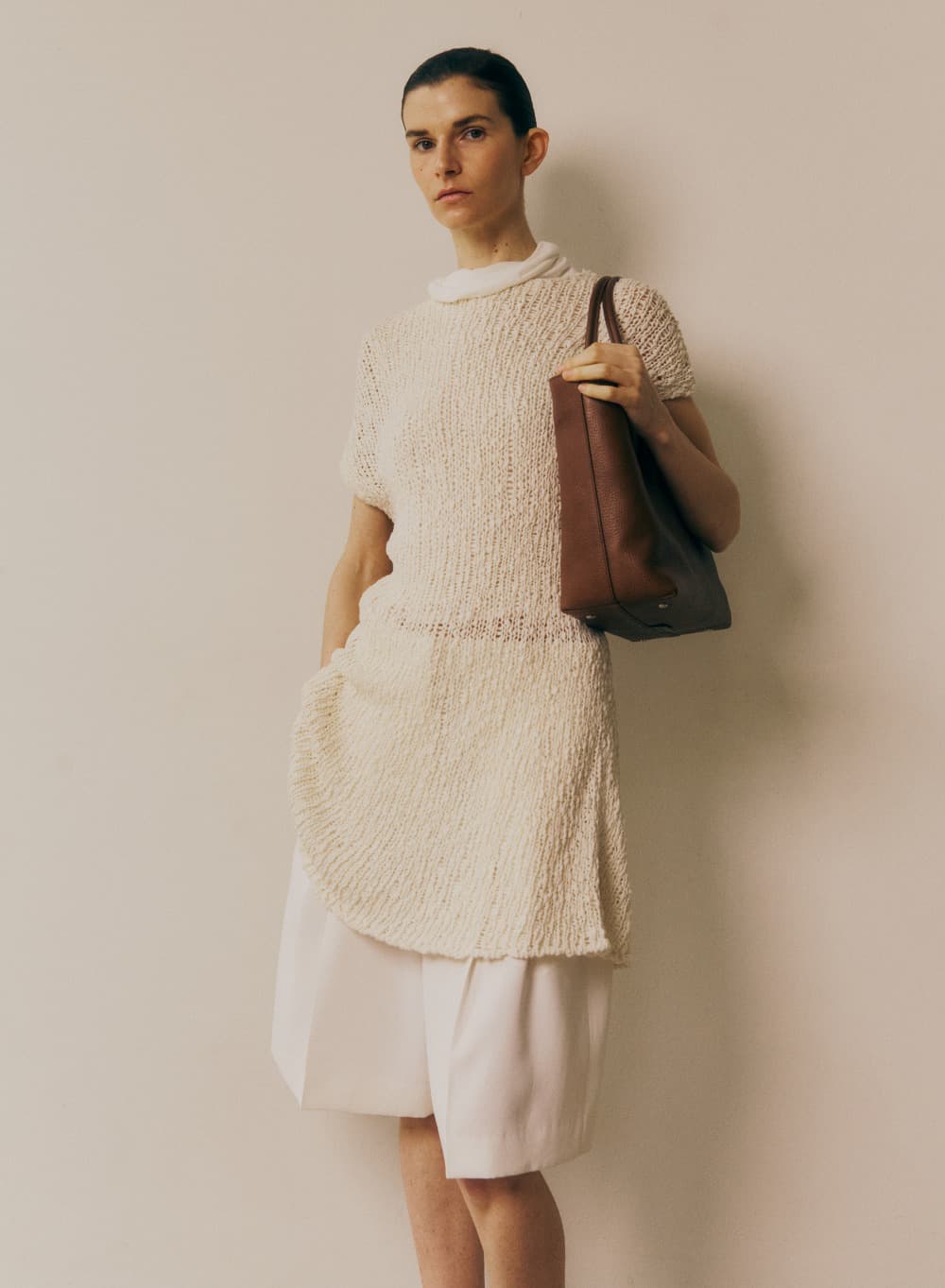 Tia Knit White
