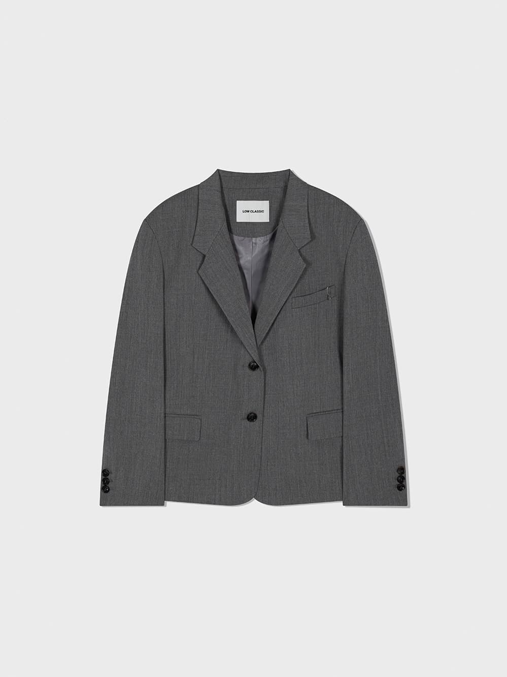 Classic Blazer_Melange Grey