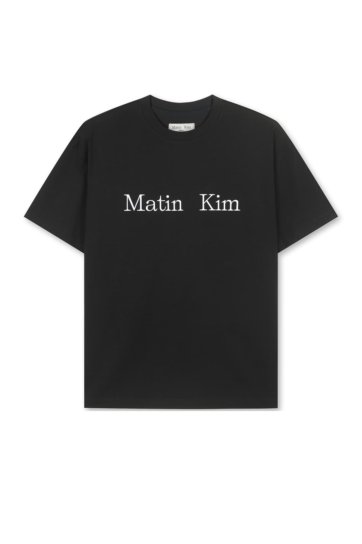 MATIN KIM LOGO TOP IN BLACK