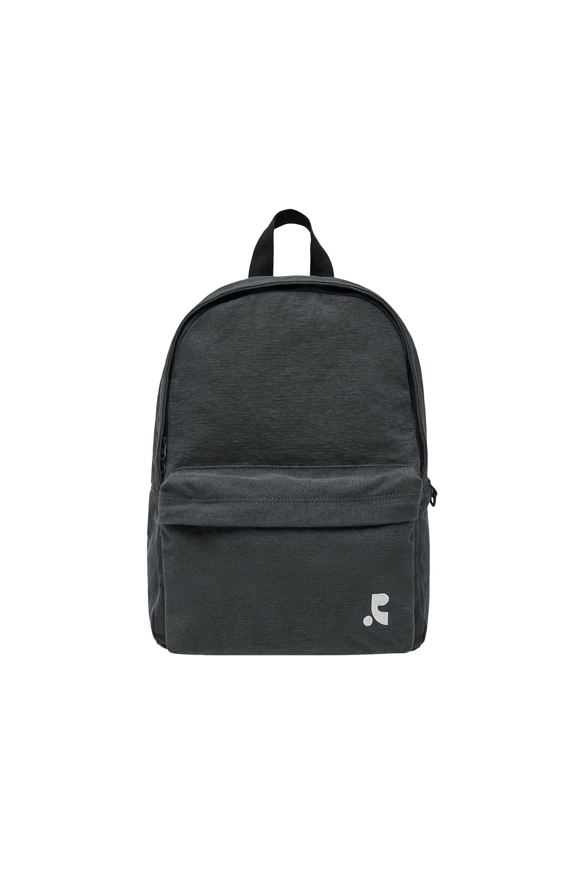 WASHED COTTON BACKPACK - CHARCOAL
