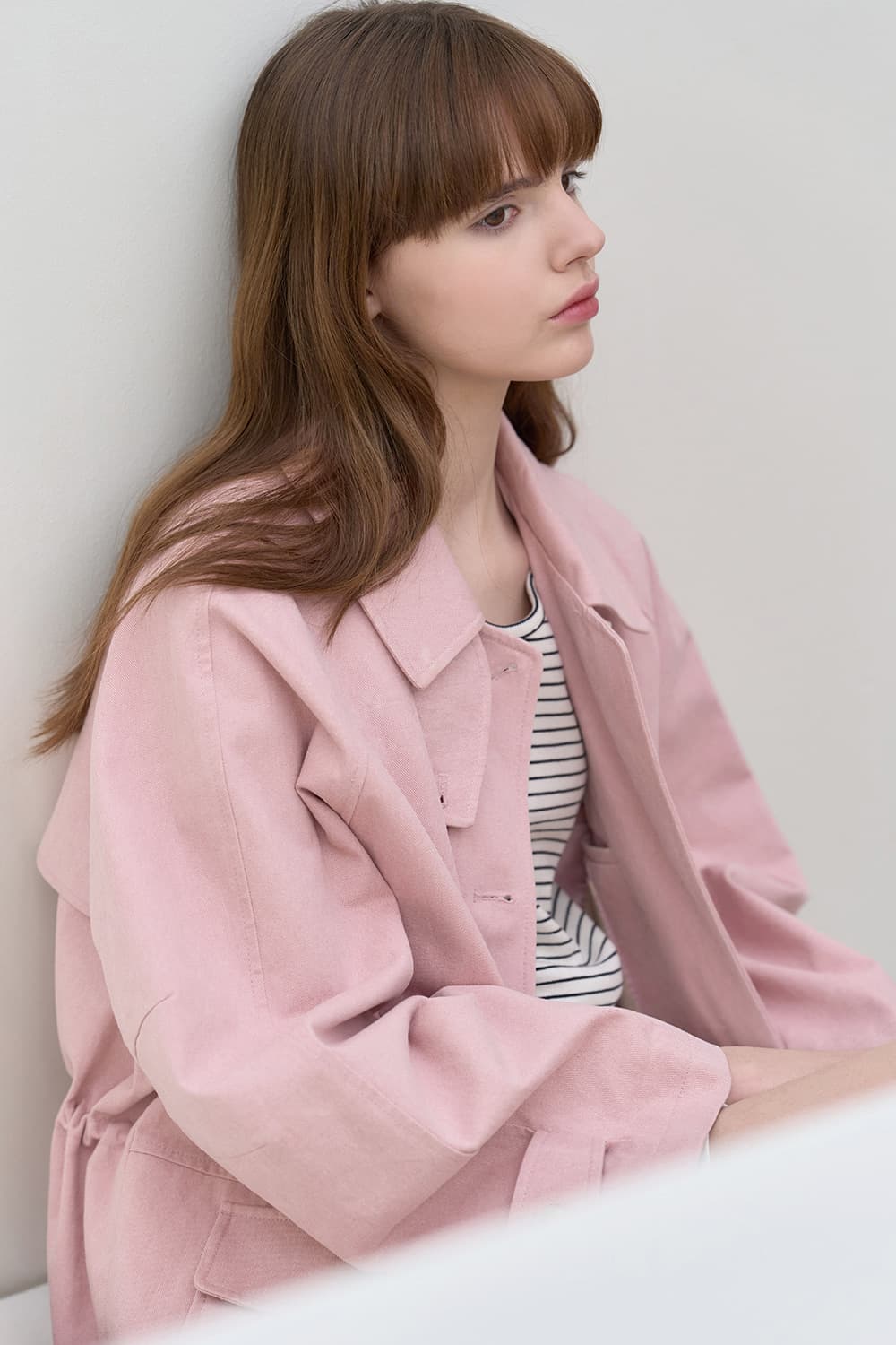 Vintage field half jacket Pink [N6SCT06]