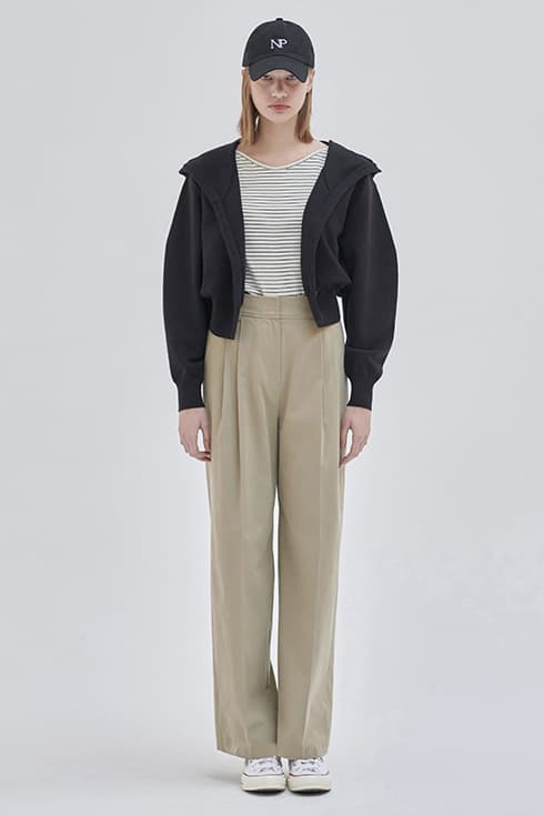 24SN cotton casual wide pants [2colors]