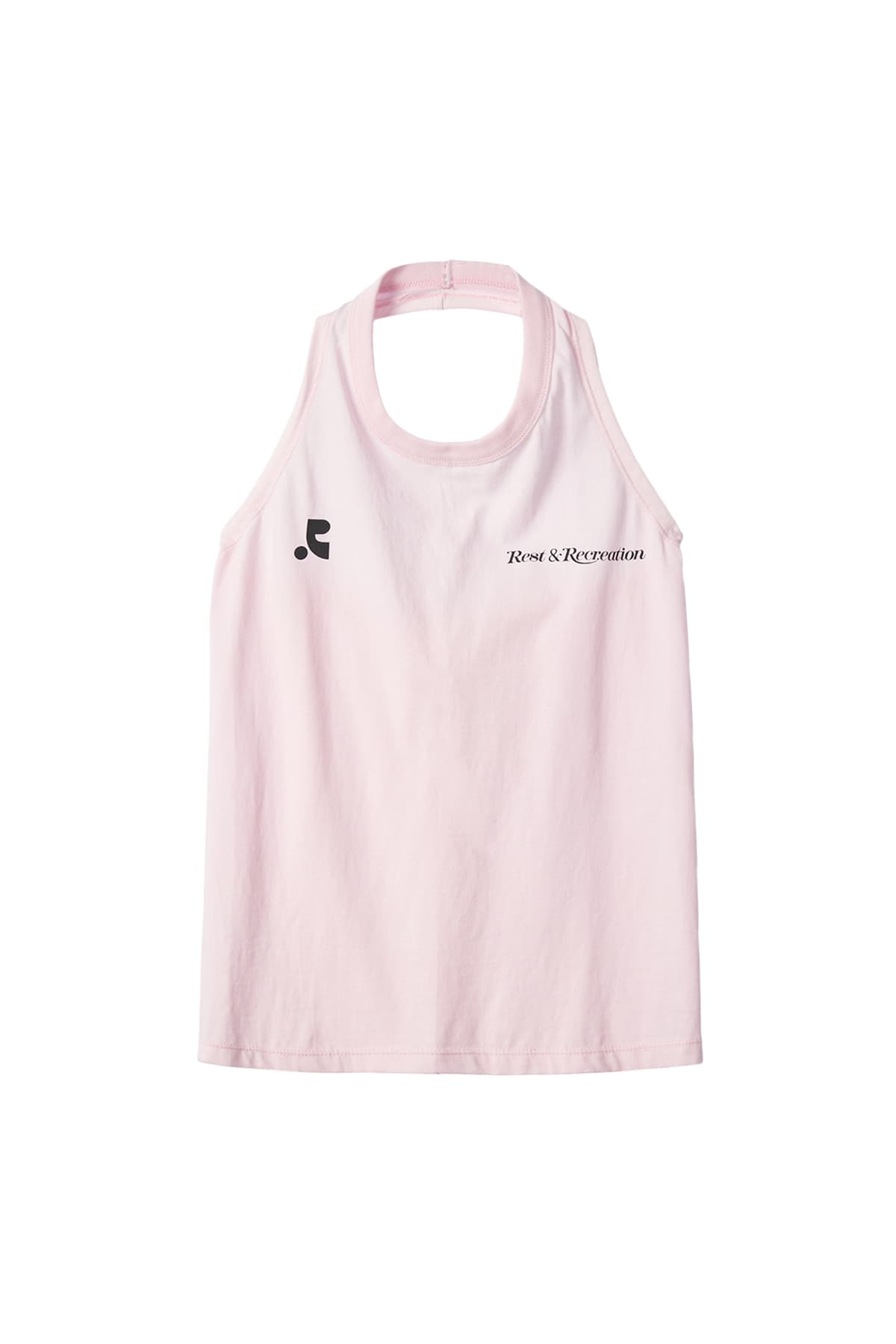 RR LOGO 2WAY HALTERNECK TOP - PINK
