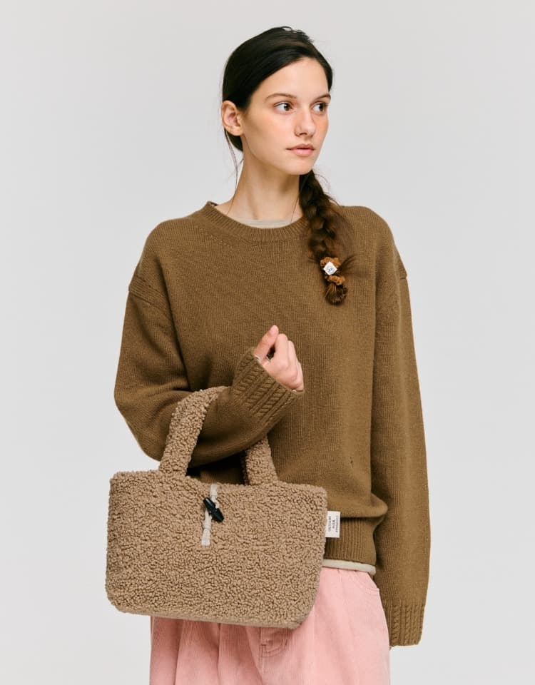 poodle bag - brown
