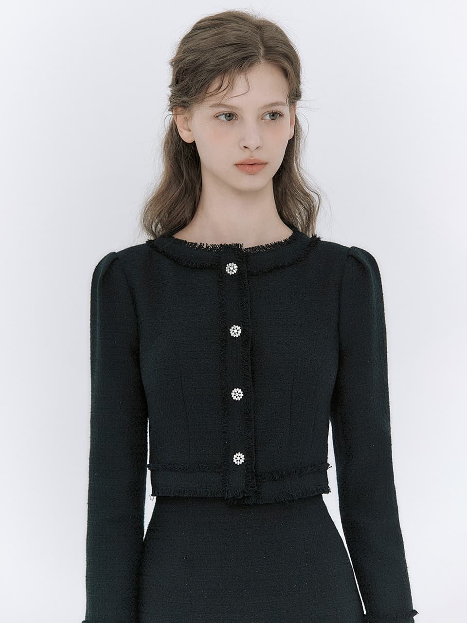 Tuuli tweed crop jacket