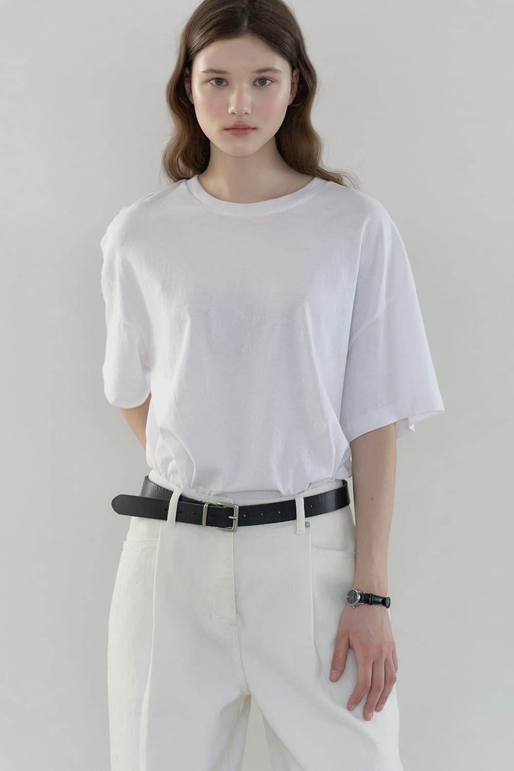 Summer relaxed basic T-shirt 2colors [N6MTS01]