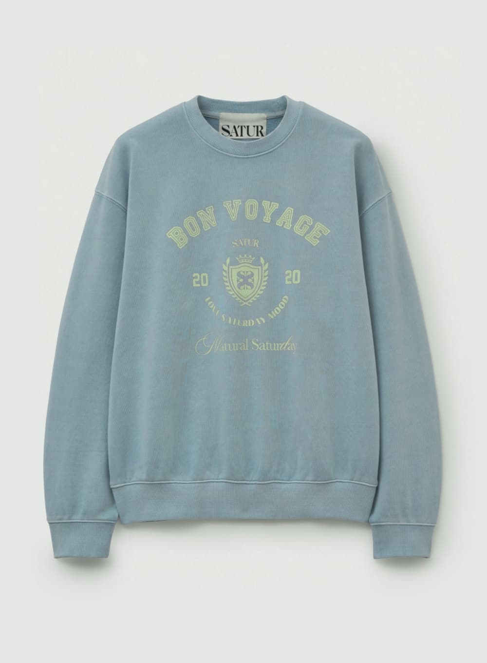 Bon Voyage Dyed Sweatshirt - Sky Blue