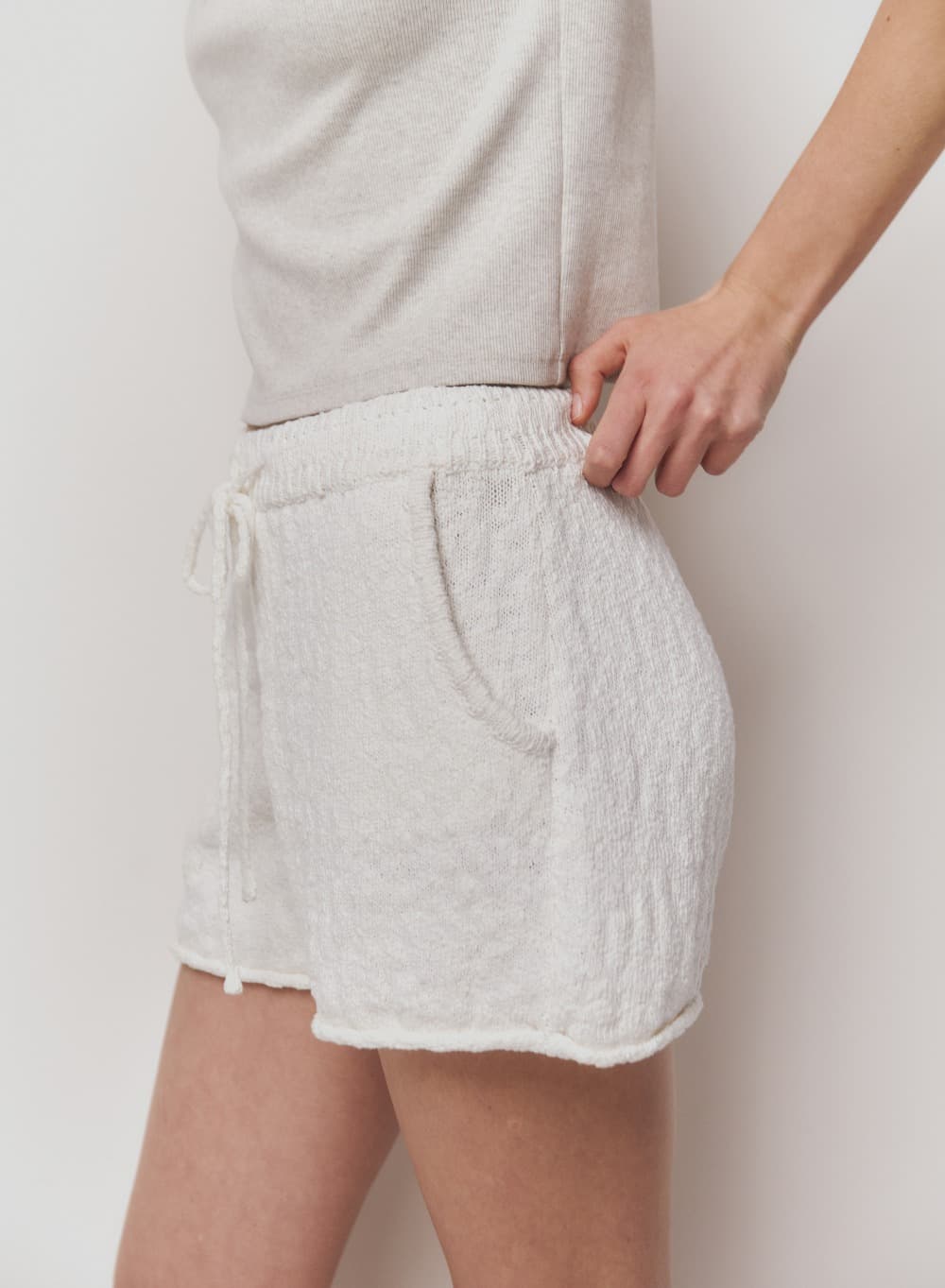 Boucle Short White