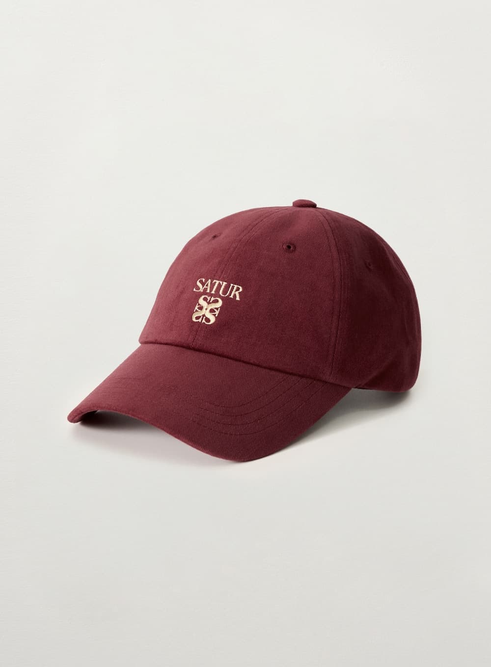 Loren Apero Small Logo Ball Cap - Burgundy