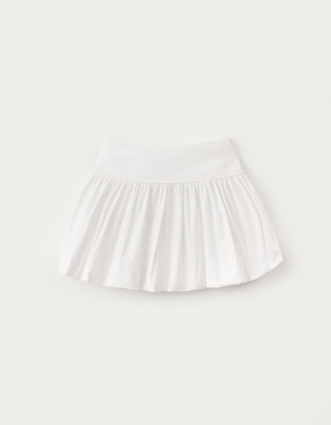 Cloudy Balloon Mini Skirt - Ivory