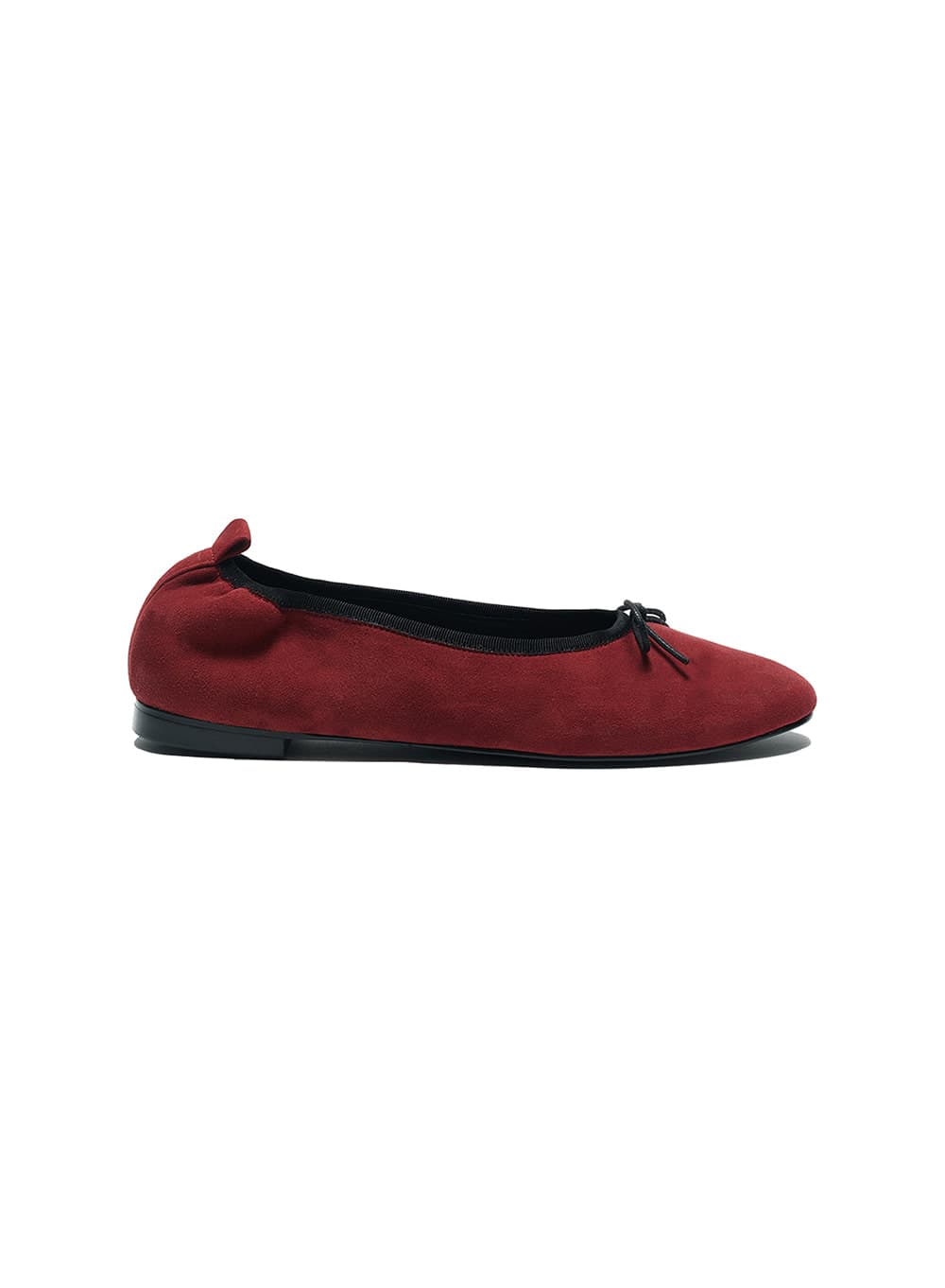 BOW TIE BALLERINA FLATS_RED