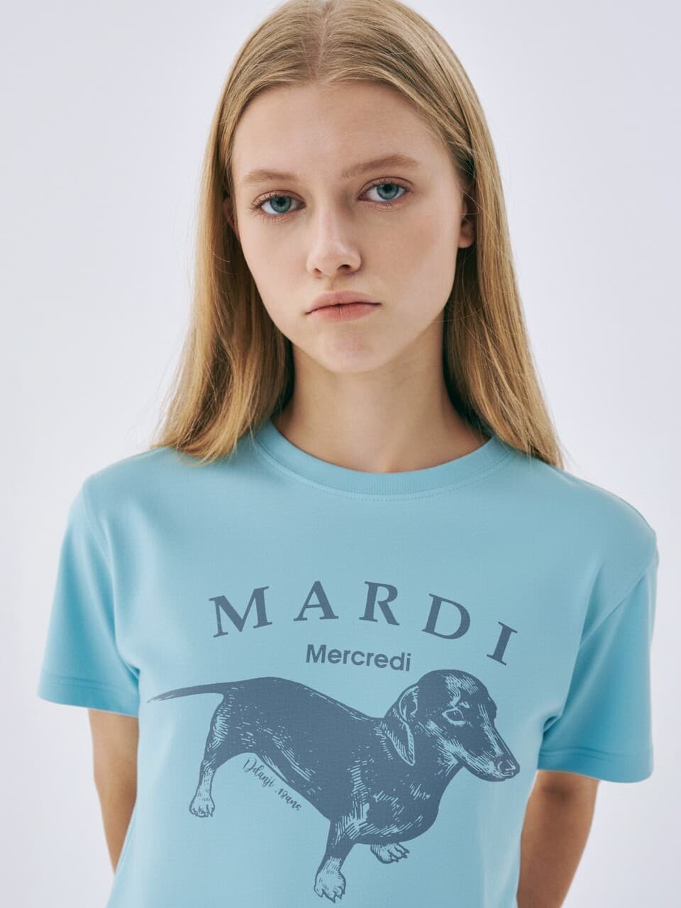 SLIM TSHIRT DDANJI VIVID_BLUE
