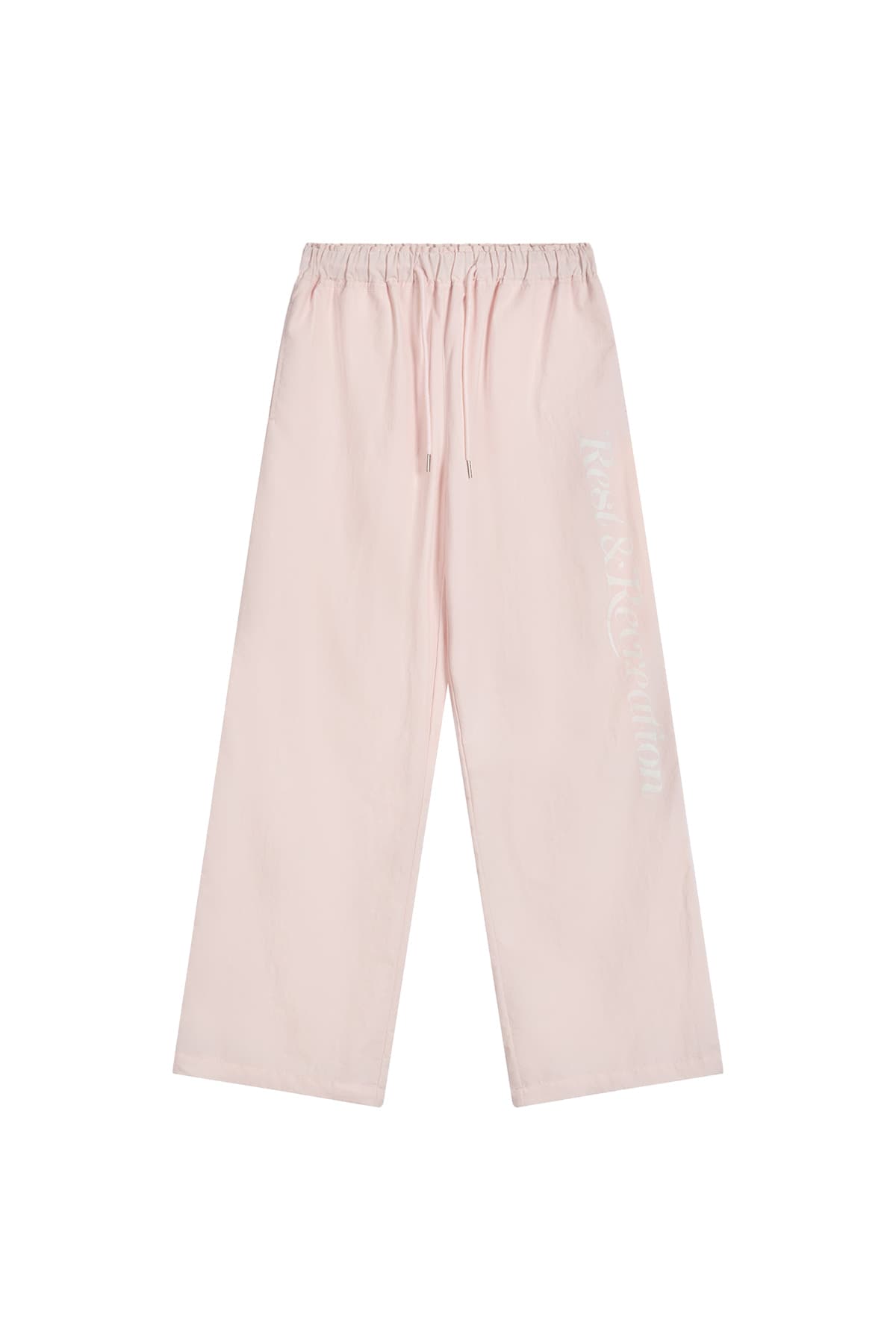 WIDE NYLON PANTS - PINK