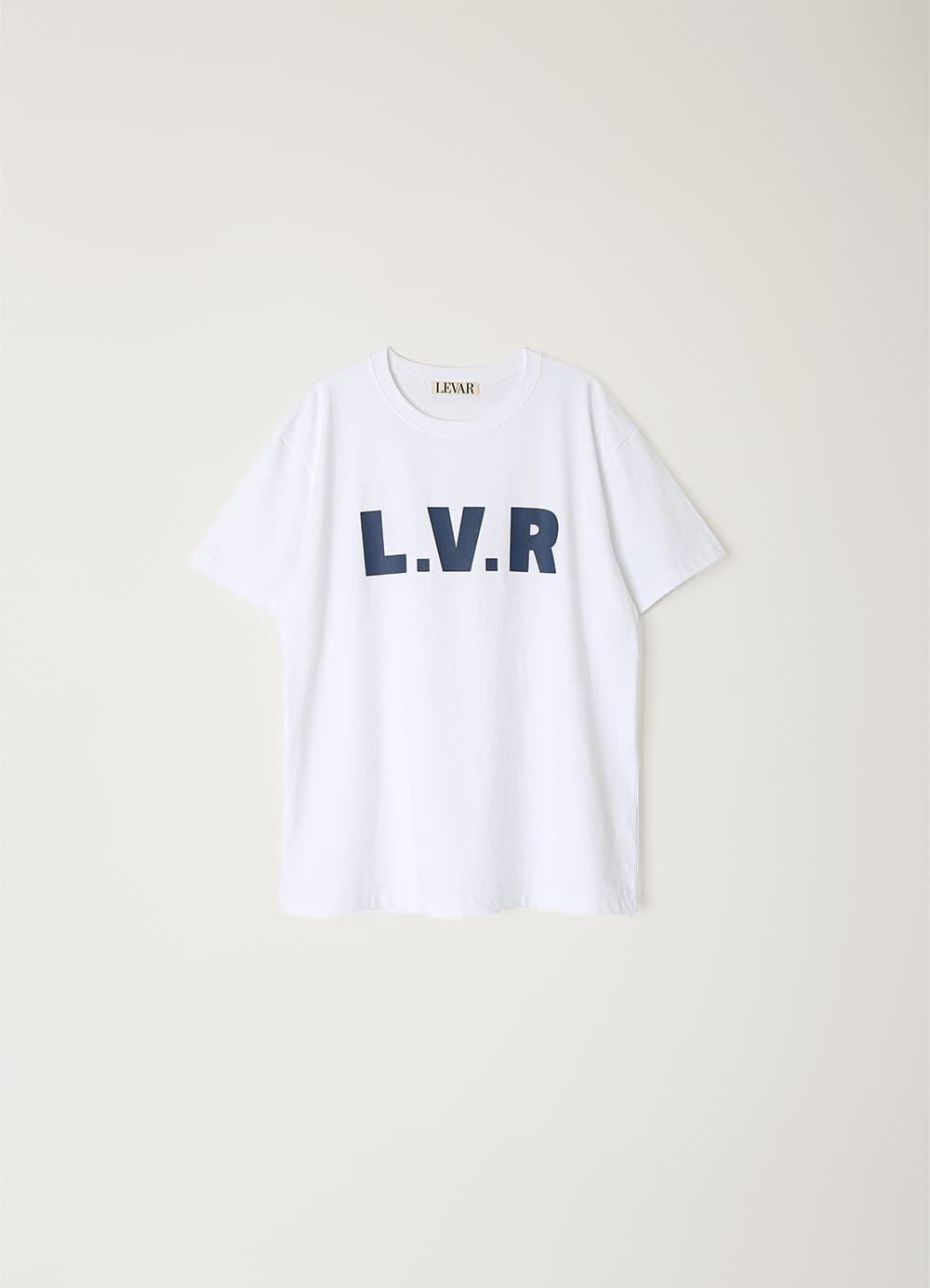 L.V.R Signature Cotton T-Shirt - Off White