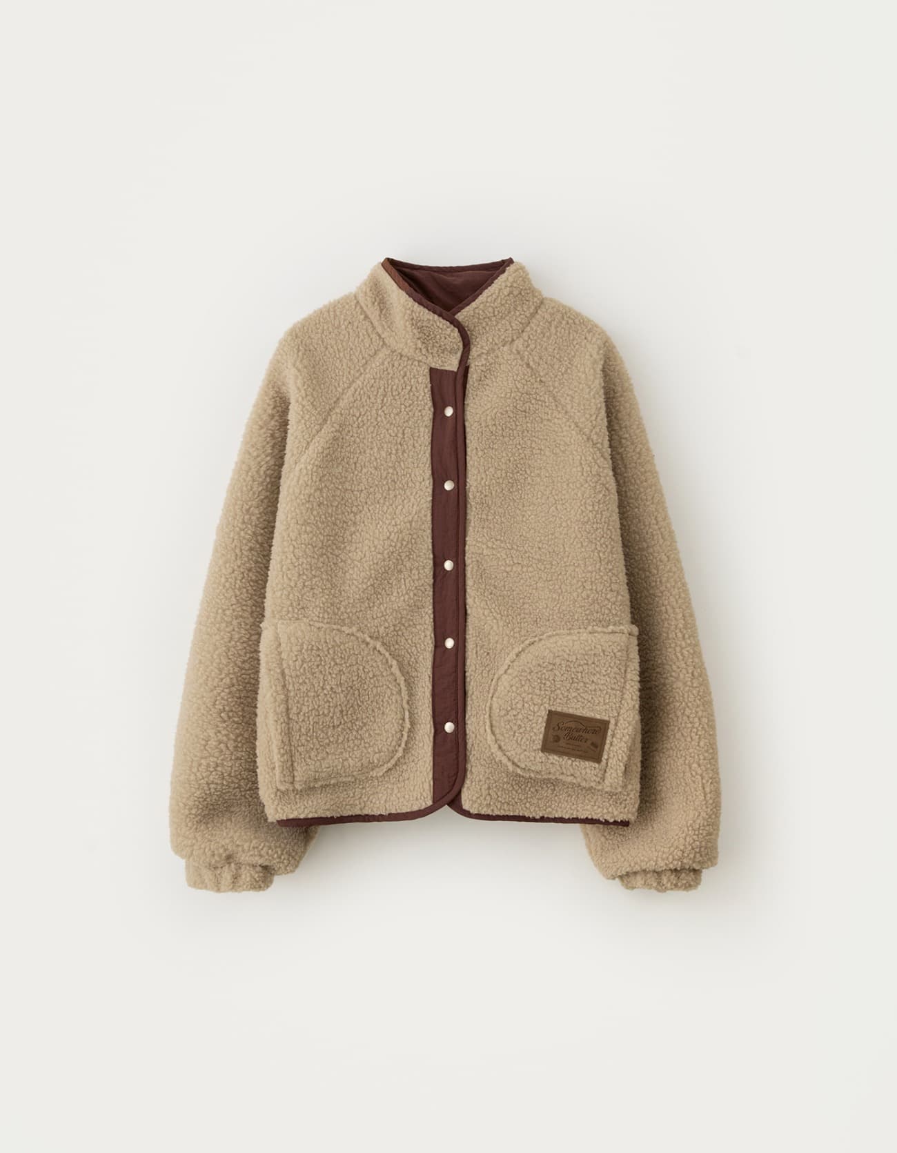 Poppy Fleece Jumper - Beige