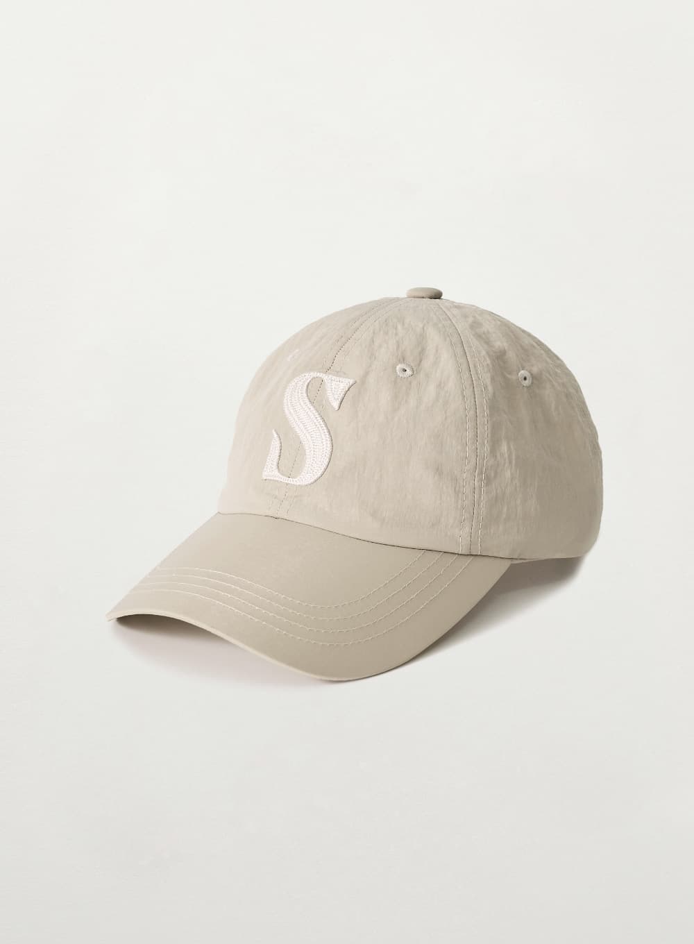 Nylon Casual Ball Cap - Beige