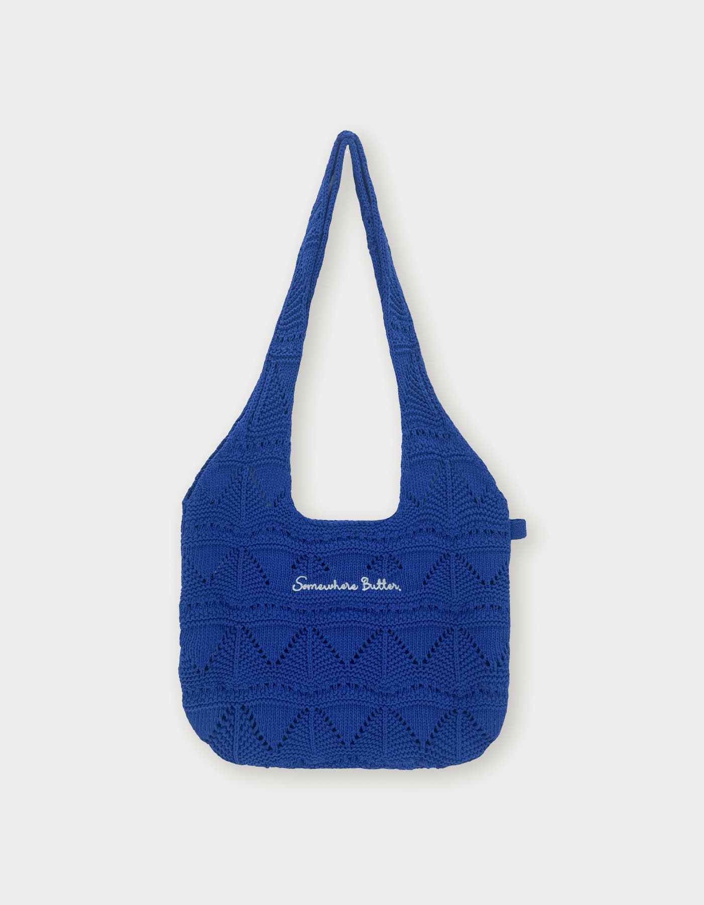 Fruit Knit Bag - Cobalt Blue