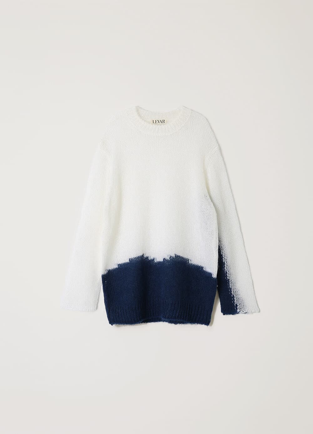 Kid-Mohair Moody Round Knit - Off White