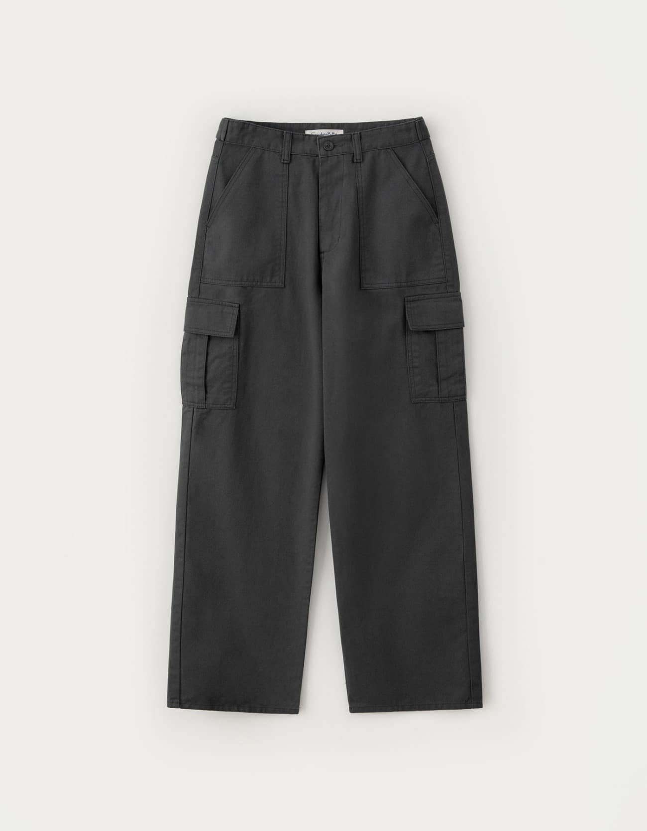 Jeep Wide Cargo Pants - Charcoal