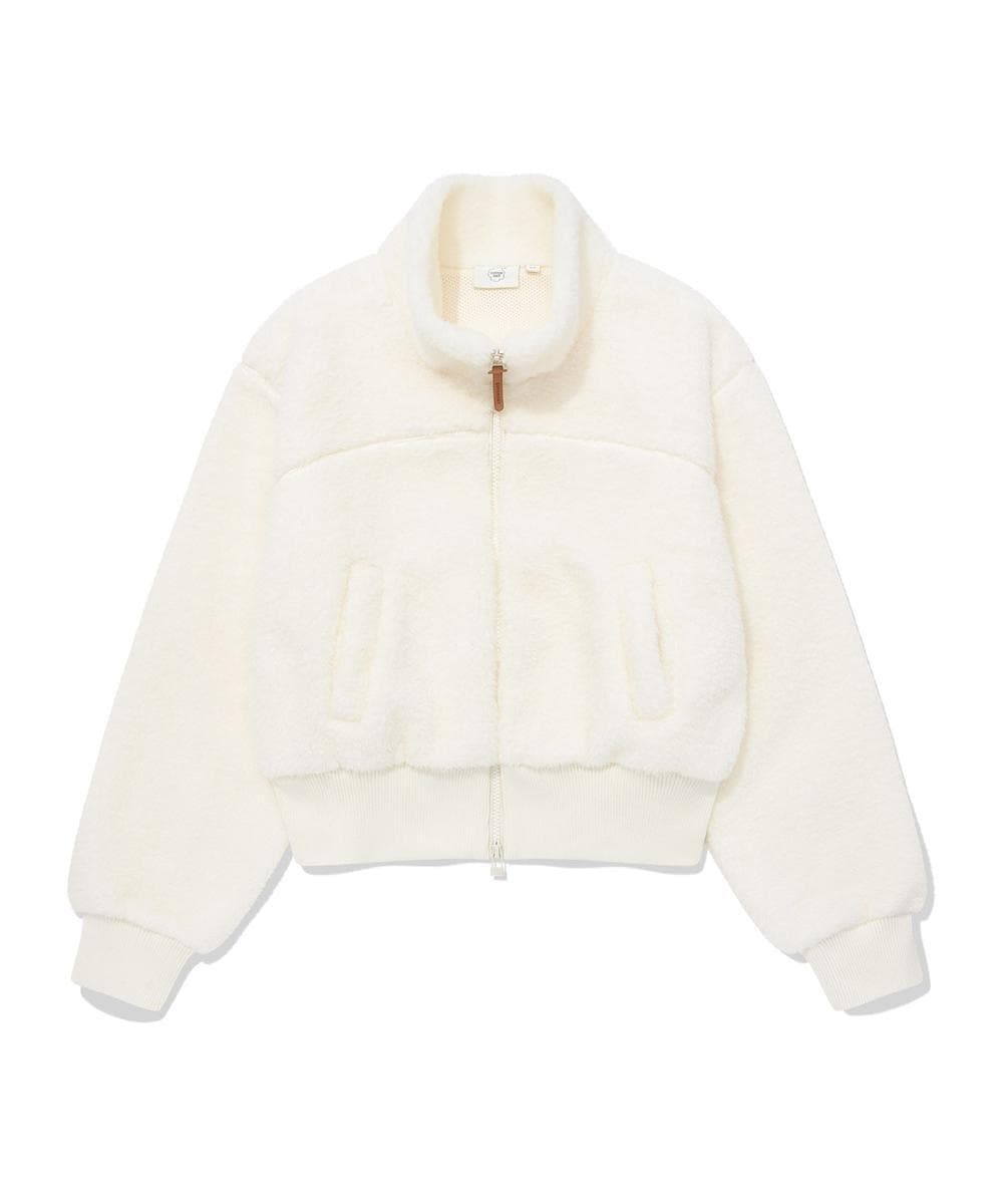 우먼 쉐르파 집업 자켓 Ivory