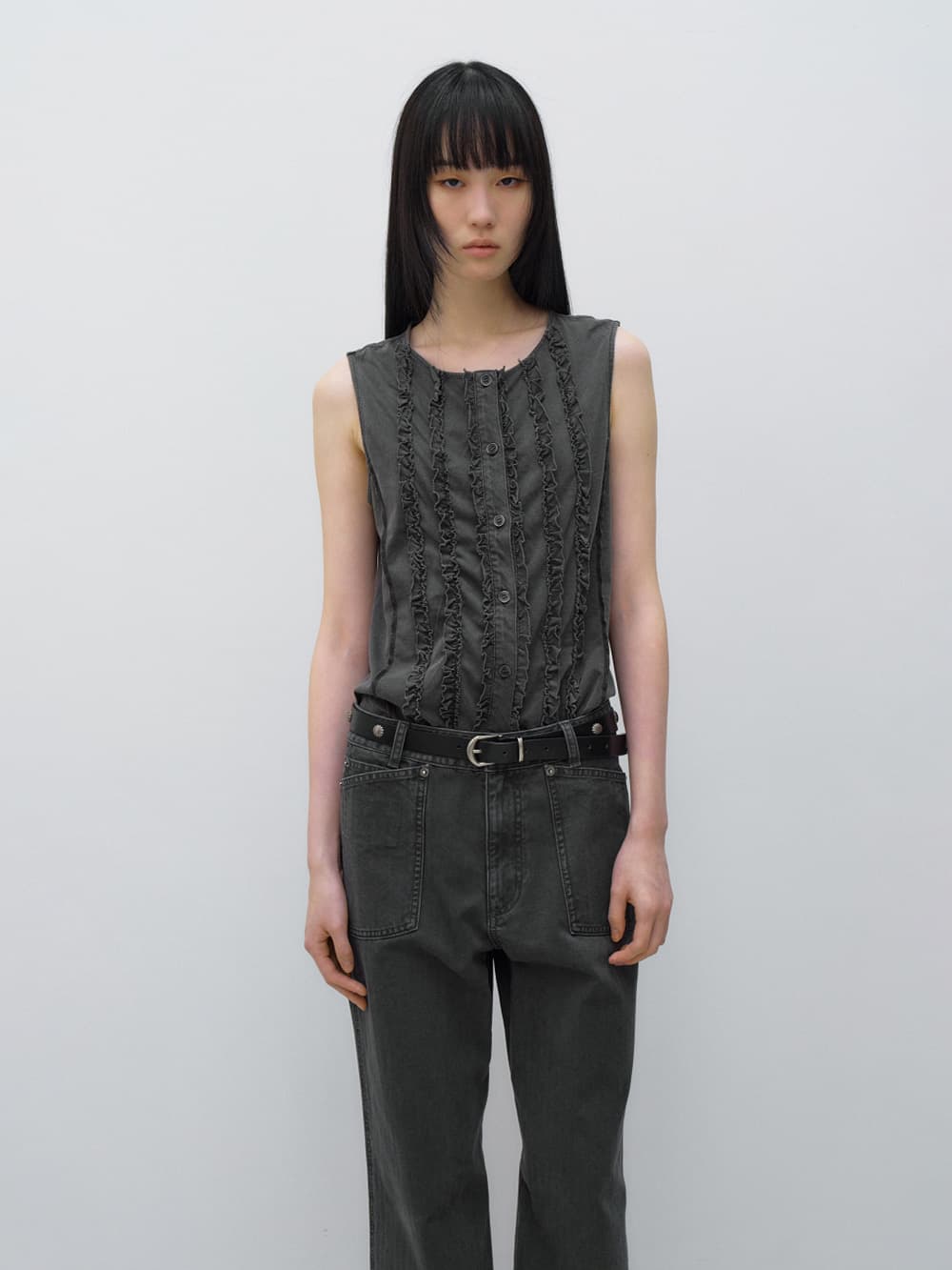 러플 데끼 슬리브리스 CHARCOAL