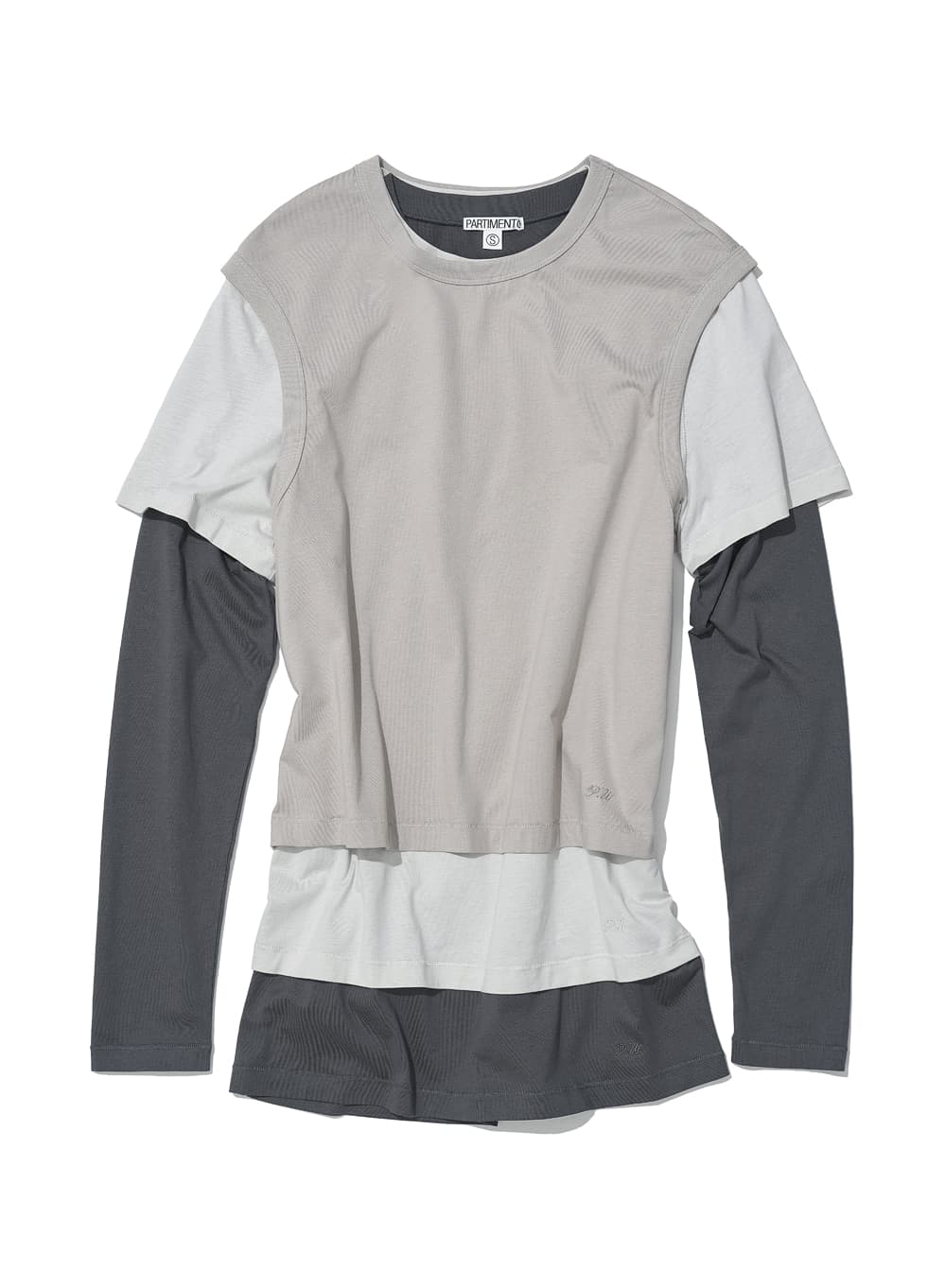 (SET) 3 IN 1 ESSENTIAL LAYERED TEE_SMOKE